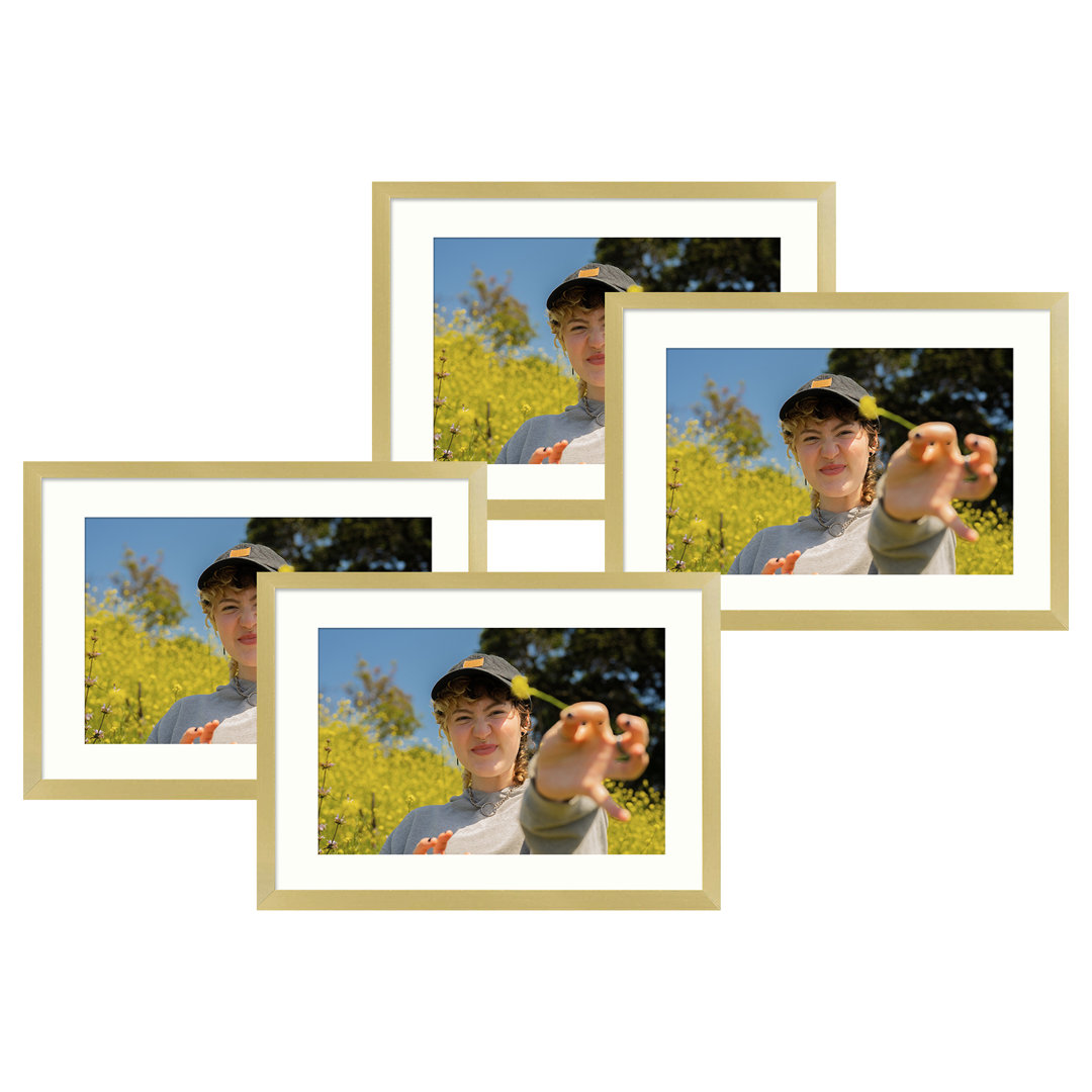 Drennon Metal Picture Frame, Photo Frames or Table Top and Wall Mounting